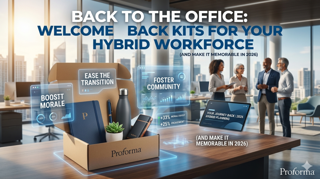 BACK TO THE OFFICE: WELCOME BACK KITS FOR YOUR HYBRID WORKFORCE
