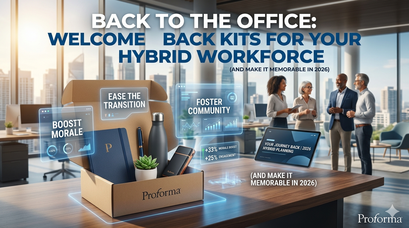 BACK TO THE OFFICE: WELCOME BACK KITS FOR YOUR HYBRID WORKFORCE